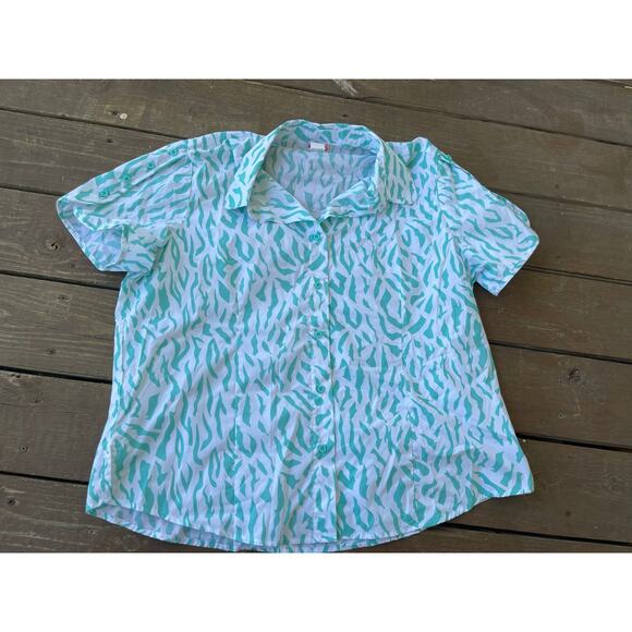 American Sweetheart vintage xl womens button front shirt0 - Picture 1 of 4